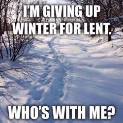 winter for lent